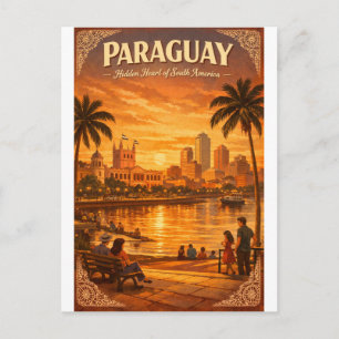 Carte Postale PARAGUAY – Cœur Caché de l'Amérique du Sud