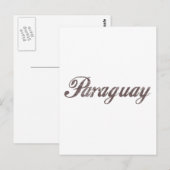 Carte Postale Paraguay vintage (Devant / Derrière)