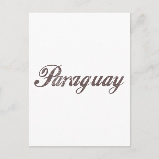 Carte Postale Paraguay vintage (Devant)