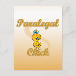 Carte Postale Paralegal Chick