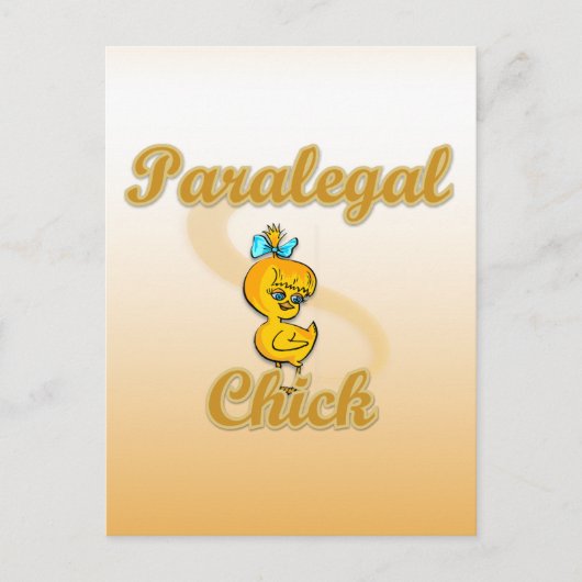 Carte Postale Paralegal Chick (Devant)