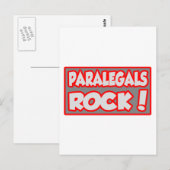 Carte Postale Paralegals Rock ! (Devant / Derrière)