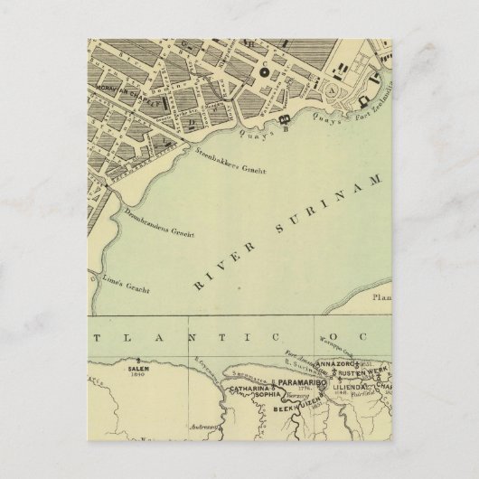 Carte Postale Paramaribo Suriname (Devant)