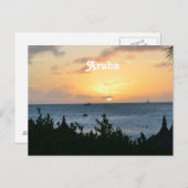 Carte Postale Paramètre Aruba Sun (Devant / Derrière)