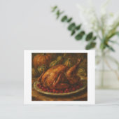 Carte Postale Paramètre De Table Thanksgiving, (Debout devant)
