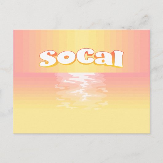 Carte Postale Paramètre SoCal (Devant)