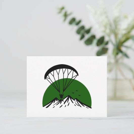 Carte Postale Paramotor Retro Vintage (Debout devant)