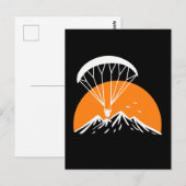Carte Postale Paramotorisation Vintage rétro (Devant / Derrière)