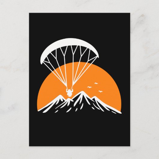 Carte Postale Paramotorisation Vintage rétro (Devant)