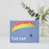 Carte Postale parapente (Debout devant)
