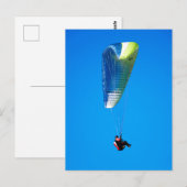 Carte Postale Parapente (Devant / Derrière)