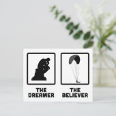 Carte Postale Parapente (Debout devant)