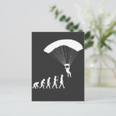 Carte Postale Parapente Évolution Parachute Air Sport Skidiver (Debout devant)