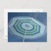 Carte Postale Parapluie (Devant / Derrière)