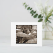 Carte Postale Parapluie (Debout devant)