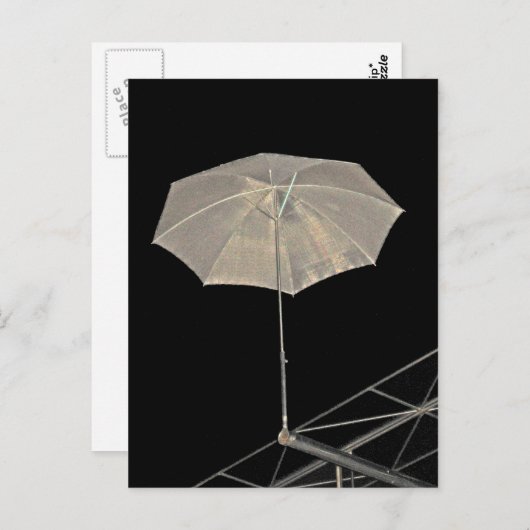 Carte Postale parapluie (Devant / Derrière)