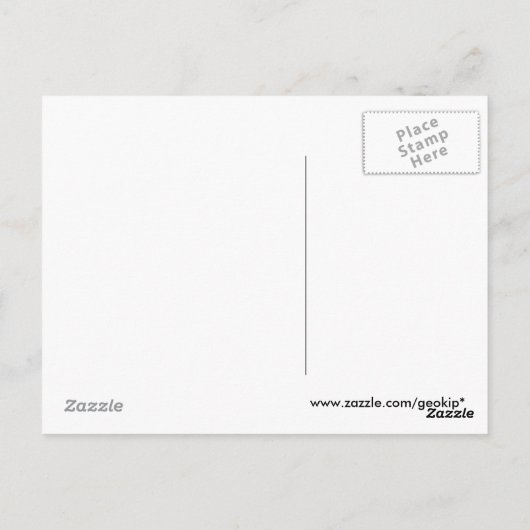 Carte Postale parapluie (Dos)