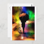 Carte Postale parapluie arc en ciel.jpg (Devant / Derrière)