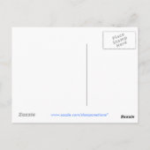 Carte Postale Parapluie de printemps (Dos)