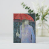 Carte Postale Parapluie rouge 2013 (Debout devant)