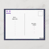 Carte Postale Parapluie violet & Cœurs.7 (Dos)