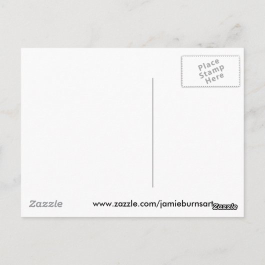 Carte Postale Parapluies (Dos)