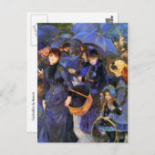 Carte Postale Parapluies de Renoir (Devant / Derrière)