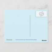 Carte Postale Parapluies jaunes sur la plage (Dos)