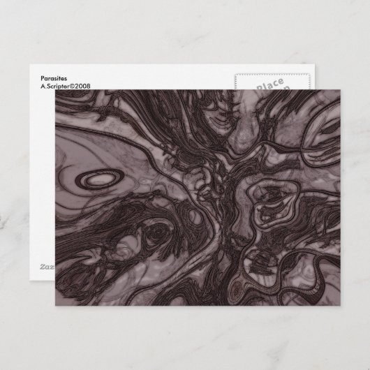 Carte Postale Parasites (Devant / Derrière)