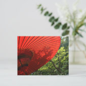 Carte Postale Parasol japonais (Debout devant)