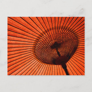 Carte Postale Parasol rouge : Japon