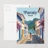 Carte Postale Paraty Brésil (Devant / Derrière)