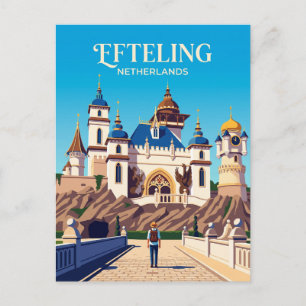 Carte Postale Parc à thème Efteling Pays-Bas