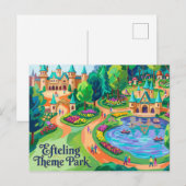 Carte Postale Parc à thème Efteling Pays-Bas (Devant / Derrière)