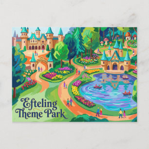 Carte Postale Parc à thème Efteling Pays-Bas
