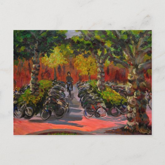 Carte Postale Parc à vélos (Devant)