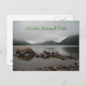 Carte postale Parc Acadia-Jordan Pond (Devant / Derrière)
