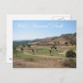 Carte Postale Parc animalier sauvage 2 (Devant / Derrière)