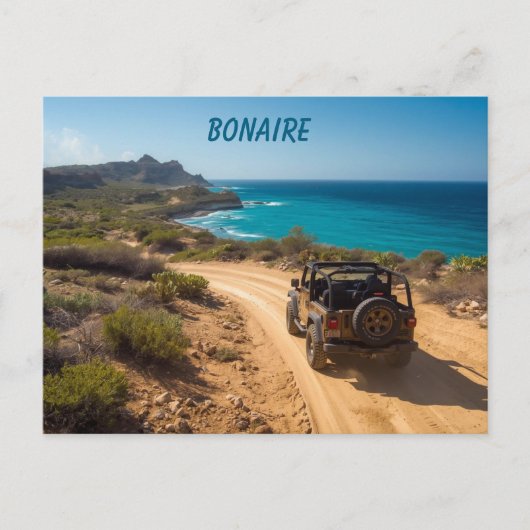 Carte Postale Parc Bonaire Slagbaai (Devant)