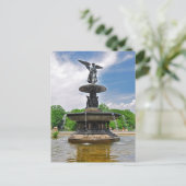Carte Postale Parc central de Bethesda "Ange des Eaux", New York (Debout devant)