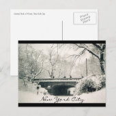 Carte Postale parc central nyc (Devant / Derrière)