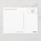 Carte Postale parc central nyc (Dos)