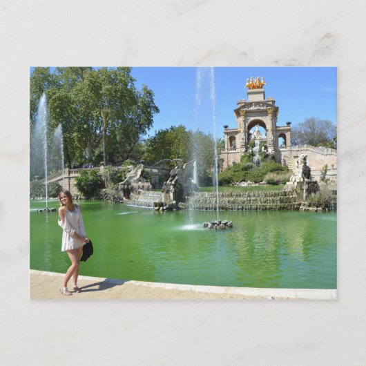 Carte Postale Parc Ciutadella, Barcelone (Devant)