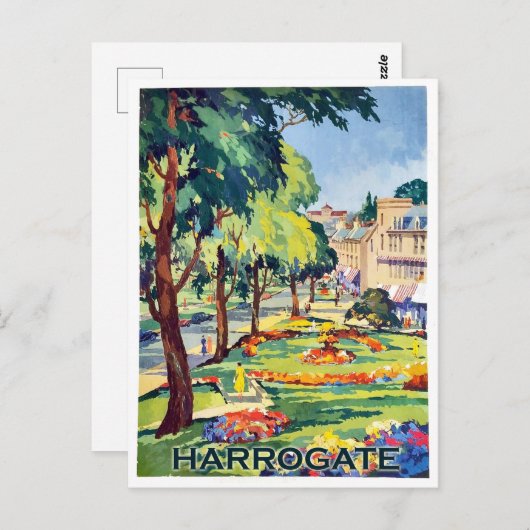 Carte Postale Parc dans Harrogate ville spa, North Yorkshire (Devant / Derrière)