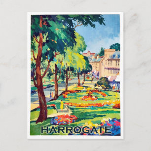 Carte Postale Parc dans la station thermale de Harrogate, Yorksh