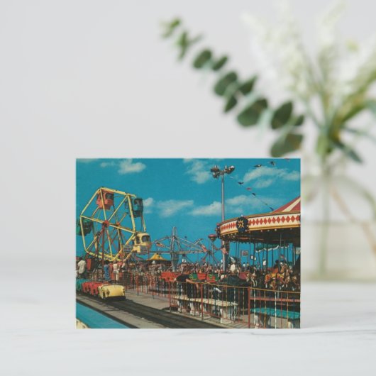 Carte Postale Parc d'attractions Asbury Park - New Jersey (Debout devant)