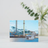 Carte Postale Parc d'attractions Grona Lund, Stockholm, Suède (Debout devant)