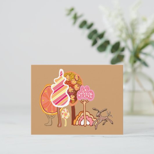 Carte Postale Parc d'automne (Debout devant)