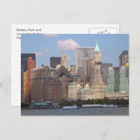 Carte Postale Parc de batteries (Devant / Derrière)