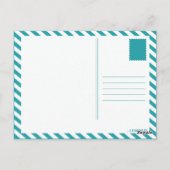 Carte Postale parc de bois pétrifié (Dos)